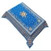 LUXURY CRAFTS Attractive & Beautiful Design Chenille 4 Seater(36x54 inches) Center Table Cover (Sky Blue) view 2