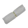 BS AMOR Combo of Net Fabric Tulle for Gift Wrapping Multicoloured, Trousseau Packing, Party Hall Decoration, Bouquet, Car, Christmas, Birthday Decoration Length 10 Meter - Silver and Blue view 2