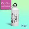 Prink Girls Are Always Right Sipper Bottles | Printed Sipper Bottles | Sipper Bottle for Girls, Wife, Women | Printed Aluminium Water Bottle for Sports, Gym | 600ml view 2