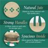 A&A Bags Green Diamond Jute Lunch Bag - Prefect for Homes, Offices& Other Travelling Needs view 2