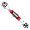 JOrex Mart 48 in 1 Multi-Functional Socket Tool CRV Tiger Wrench Key Master Hand with Spline Bolts 360 6 Point Revolving Spanner Individual Angle Alignment for Damaged Bolts Size Standard view 1