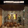 Impression Brick Stone Wall Stickers, Home Decoration DIY Wallpaper (200 x 45 cm) 3D PVC DIY Self Adhesive, Multicolour view 2