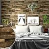 Impression Brick Stone Wall Stickers, Home Decoration DIY Wallpaper (200 x 45 cm) 3D PVC DIY Self Adhesive, Multicolour view 3
