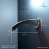 Pixaflo Arctic Brass Bath Tub Spout with Wall Flange (Chrome) view 3