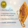 Tulsi Mala Original with Gomukhi Japa Mala Bag | Tulsi Mala 108 Beads Original with Japa Mala Bag | Tulsi Japa Mala 108 beads with bag | Pack of 2 Items view 2