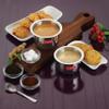 HAZEL Stainless Steel Tea Glass Set of 3 | 150 ml Traditional Steel Mug Cups | Mini Tea Coffee Milk Pela Patra Glasses view 2