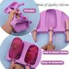 Rinkle Trendz Silicone Ice Popsicle Ice Cream Mould Cakesicle Chocolate Moulds - Random Color view 3