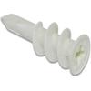LOVELY Nylon Self Drilling SDS Dry Wall Anchor Plug 35mm (Pack of 50 Pcs), White view 1
