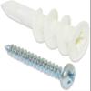 LOVELY Nylon Self Drilling SDS Dry Wall Anchor Plug 35mm (Pack of 50 Pcs), White view 2