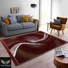 Sparrow World 6D Designer Superfine Exclusive Velvet Carpet | Rug | Living Room | Bedroom | Hall | School | Temple | Bedside Runner | BedCover | (Maroon, 3X5 FEET) view 1
