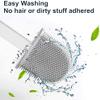SKY BOX HEAVEN Silicone Antibacterial Bristles Toilet Brush with Holder Set - Deep-Cleaning No-Slip Long Plastic Handle Quick Drying Flexible Bristles Brush Clean Toilet Corner Easily (Multicolor) view 4