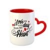 ARTBUG I am Sorry I Love You Ceramic Coffee/Tea Mug/Cup - Valentines Day Gift for Wife, Husband, Boyfriend, Girlfriend, Sorry Gift for Girlfriend Love, Best Valentines Day Gift (Red 4414) view 2
