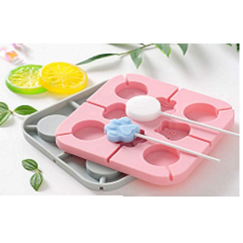 APSAMBR Lollipop Molds Candy Silicone Molds Ice Cube Trays, Foot Rabbit Dinosaur Egg Balloon Pentagram Gumdrop Jelly Molds