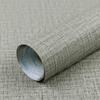 ELTON Grey Brown Fabric Textured Self Adhesive Waterproof Wallpaper Furniture Film Contact Paper for Table top,Furniture, Almirah Doors and Other DIY, Renovation Project (16x120 Inch,) view 1