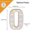 SATYAM KRAFT Marquee Alphabet Shaped Led Light-Asthetic Decorations Letter Light for Gift, Birthday, Bedroom, Table, Home Decoration, Night Lamp and Wall Lamp (O) view 2