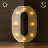 SATYAM KRAFT Marquee Alphabet Shaped Led Light-Asthetic Decorations Letter Light for Gift, Birthday, Bedroom, Table, Home Decoration, Night Lamp and Wall Lamp (O) view 3