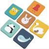 KPNG Silicone Coasters for Drinks Kids,, Non-Slip Soft Silicone Material Table Coasters for Housewarming, Kitchen, Drink Coaster (Pack of 6, Small 9 x 9 x 0.8 cm) view 1