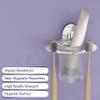 Plantex 304 Grade Stainless Steel Tumbler Holder Stand with Space for Toothbrush Holder/Bathroom Accessories - Olive (Chrome) view 2
