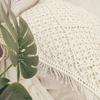 COTTONCUBE 17x17 inch Cushion Cover Macrame Throw Pillow Macrame Pillow Handmade Knit Pillowcases Floor Cushion Large Size Cushion Pillow Cover of Cotton Sofa Cushion Cover Barfee 1 pc view 3