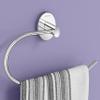Plantex 304 Grade Stainless Steel Compact Napkin Holder for Wash Basin/Hand Towel Hanger/Holder for Bathroom Accessories - Olive (Chrome) view 1