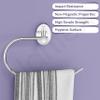 Plantex 304 Grade Stainless Steel Compact Napkin Holder for Wash Basin/Hand Towel Hanger/Holder for Bathroom Accessories - Olive (Chrome) view 3