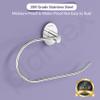 Plantex 304 Grade Stainless Steel Compact Napkin Holder for Wash Basin/Hand Towel Hanger/Holder for Bathroom Accessories - Olive (Chrome) view 4