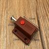 JVM Kitchen Cabinet Door Push to Open Plastic Metal Latch Bolt Lock (Brown) - Pack of 4Pcs (with Out Screws) view 2