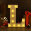 SATYAM KRAFT Acrylic 1 Pcs Marquee Alphabet Letter LED Light | Decorative Name Lamp for Home, Bedroom, Wedding, Birthday, Anniversary & Romantic Gift and Night and Wall Lamp (L, Big), White view 4
