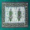 ART WORLD Queen Size Double Bed Sheet with Pillow Covers Pure Cotton Traditional Printed Bedcover (Sea Green, Queen) view 2