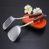 pepplo Chinese Wok Spatula, 304 Stainless Steel Spatula with Heat Resista1nt Wooden Handle Wok Utensils, 14.5Inch(1PCS, Plain Wok Spatula) view 4