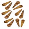 ARMAN SPOONS Masala Spoon Set of 12 for Small Containers (Table Spoon Size 8.5 cm Long | Teak Wood) Handmade Wooden Spoon for Tea, Coffee, Sugar, Condiments & Spices (12) view 1