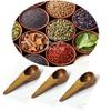 ARMAN SPOONS Masala Spoon Set of 12 for Small Containers (Table Spoon Size 8.5 cm Long | Teak Wood) Handmade Wooden Spoon for Tea, Coffee, Sugar, Condiments & Spices (12) view 2