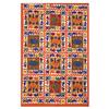 ART WORLD Queen Size Double Bed Sheet with Pillow Covers Pure Cotton Rajasthani Jaipuri Traditional Printed Bedcover (Orange, Queen) view 4