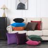 Khooti Decorative Velvet Square Cushion Cover Throw pillow cover for Living Room Couch Diwan single seater Sofa , Colourful Modern Small 24 x 24 Inches / 60 x 60 cm (Colour - Bondi Blue)(Set of 1 piece) C2 view 4