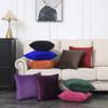 Khooti Decorative Velvet Square Cushion Cover Throw pillow cover for Living Room Couch Diwan single seater Sofa , Colourful Modern Small 10 x 10 Inches / 25 x 25 cm (Colour - Royal Blue)(Set of 2 pieces) C2 view 4