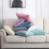 Khooti Decorative Velvet Square Cushion Cover Throw pillow cover for Living Room Couch Diwan single seater Sofa , Colourful Modern Small 10 x 10 Inches / 25 x 25 cm (Colour - Teal Green)(Set of 2 pieces) C2 view 4