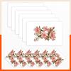 Bathla Table Mats - Set of 6-45cm x 30cm PVC Table Placemats & Coasters for Home Dining Table | Multipurpose, Heat-Resistant, Waterproof & Washable | Matworks (Bloom) view 1