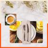 Bathla Table Mats - Set of 6-45cm x 30cm PVC Table Placemats & Coasters for Home Dining Table | Multipurpose, Heat-Resistant, Waterproof & Washable | Matworks (Citrus) view 2