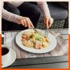 Bathla Table Mats - Set of 6-45cm x 30cm PVC Table Placemats & Coasters for Home Dining Table | Multipurpose, Heat-Resistant, Waterproof & Washable | Matworks (Cedar) view 3