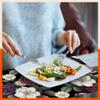 Bathla Table Mats - Set of 6-45cm x 30cm PVC Table Placemats & Coasters for Home Dining Table | Multipurpose, Heat-Resistant, Waterproof & Washable | Matworks (Camellia) view 3