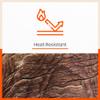 Bathla Table Mats - Set of 6-45cm x 30cm PVC Table Placemats & Coasters for Home Dining Table | Multipurpose, Heat-Resistant, Waterproof & Washable | Matworks (Walnut) view 4