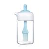 Femora Borosilicate Glass Oil Sprayer For Cooking, Oil Bottle, 200 ML, Pack of 1, Blue view 1
