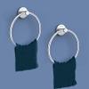 Plantex Stainless Steel Towel Ring for Bathroom/Wash Basin/Napkin-Towel Hanger/Bathroom Accessories - (Chrome/Round) - Pack of 2 view 1