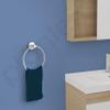 Plantex Stainless Steel Towel Ring for Bathroom/Wash Basin/Napkin-Towel Hanger/Bathroom Accessories - (Chrome/Round) - Pack of 2 view 3