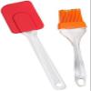 WOOD ART STORE Wooden Cooking Spoon Set with Spatulas for Non-Stick Kitchen Utensil Cooking Set Non Scratch Natural Wood Utensils for Cooking | Set of 6 and 1 Set of Silicon Spatula and Oil Brush (6) view 2