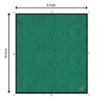 LushHavenDecor Microfiber Solid Blinds and Shades Curtain, 10X4ft, Green view 4