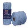 DK Craft Touch Twisted Macrame Pure Cotton Cord for Macrame DIY and Other Projects (Ice Blue, 4mm Single Strand Ropes) view 4