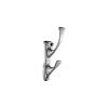 Viking. Wall Mounted Robe Hook (Double) -Durable material Zamak Construction - Polished CP,Heavy Duty Door Hanger Towel Robe Clothes Cabinet Closet Sponges Wall Hook for Bathroom Bedroom Kitchen Hotel view 1