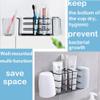 Gopendra Toothbrush Holder Stainless Steel Hanging Shower Caddy Rack Shelf for Bathroom (AV58 Toothbrush Rack) view 4