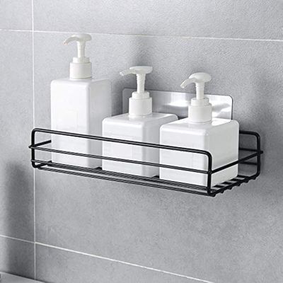 Gopendra Metal Self Adhesive Organizer Storage Hanging Bathroom Rack Shelf for Bathroom (AV53 Shelves)